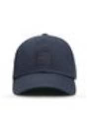 Синий - BOSS Logo Patch Twill 100% Cotton Cap - Image 1 of 1