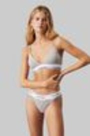 Calvin Klein Grey Triangle Bra with Modern Cotton - Image 1 of 1