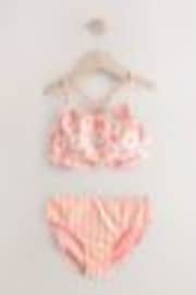 Pink Floral Lightly Padded Bikini (8-16yrs) - Image 1 of 1