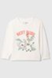 Gap White Pua & Hei Hei Disney Moana Graphic T-Shirt (6mths-5yrs) - Image 1 of 1