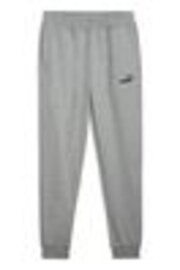 Puma Grey ESS No 1 Logo Joggers Fleece Cuffed Leg - Image 1 of 1