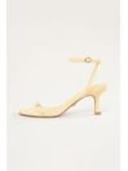 Lipsy Lemon Kitten Heel Buckle Strap Faux Leather Sandals - Image 1 of 1