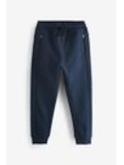 New Navy Slim Fit Zip Joggers (3-16yrs) - Image 1 of 1