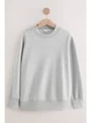 Grey Relaxed Fit Essentials Longline Sweatshirt - Image 1 of 1