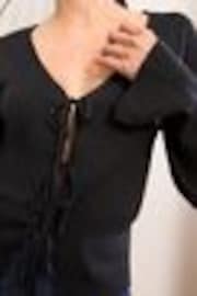 Friends Like These Black Tie Front Cardigan - Image 1 of 1