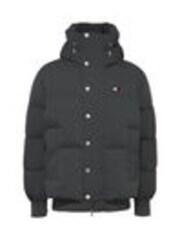 Tommy Jeans Black Relaxed Branded Puffer Jacket - Image 1 of 1