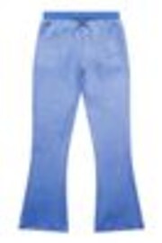 Juicy Couture Sky Blue Girls Diamanté Bootcut Joggers - Image 1 of 1