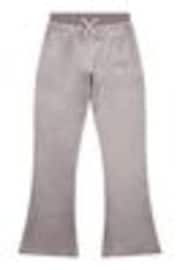 Juicy Couture Grey Girls Diamanté Bootcut Joggers - Image 1 of 1