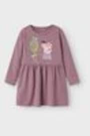 Name It Purple Peppa Pig Printed Jersey Dress - Image 1 of 1