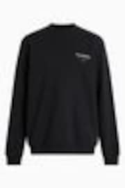 AllSaints Black Underground Crew Jumper - Image 1 of 1