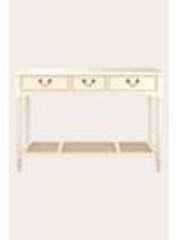Laura Ashley Ivory Clifton 3 Drawer Console Table - Image 1 of 1