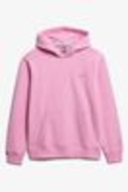 Superdry Pink Essential Loose Fit Logo Hoodie - Image 1 of 1