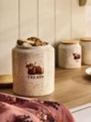 Natural Hamish The Highland Cow Treat Jar - Image 1 of 1