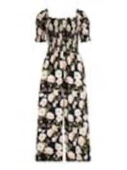 Pour Moi Sally Fuller Bust Shirred Bodice LENZING™ ECOVERO™ Puff Sleeve Jumpsuit - Imagen 1 de 1