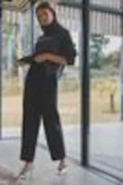 Black Premium Wool Rich Tapered Trousers - Image 1 of 1