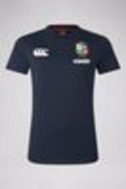 Canterbury Blue British & Irish Lions Rugby Cotton Jersey T-Shirt - Image 1 of 1