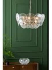 Brushed Chrome Alderley 6 Light Chandelier Light Fitting - Image 1 of 1