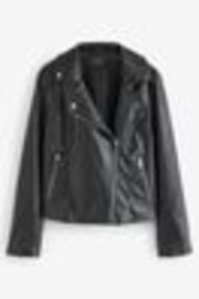 Noir - Veste en similicuir à buste pleine - Image 1 de 1