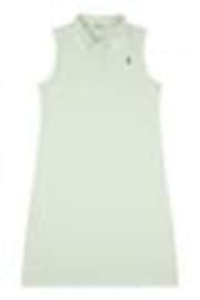 U.S. Polo Assn. Green Womens Fitted Sleeveless Polo Dress - Image 1 of 1