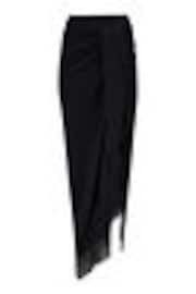 Pour Moi Black Fringe Trim Crinkle Woven Multiway Sarong - Image 1 of 1