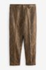 Black Slim Fit Gold Jacquard Tuxedo Suit Trousers - Image 1 of 1