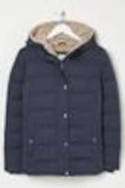 FatFace Lara Navy Puffer Coat - Image 1 of 1