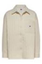 Tommy Jeans Natural Quilted Overshirt - Image 1 of 1