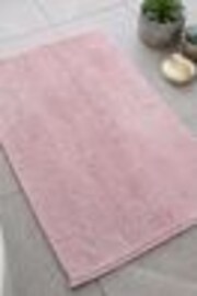 Catherine Lansfield Raspberry Bobble Bathmat - Image 1 of 1