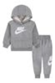Nike Grey Infant Club Fleece Tracksuit - Image 1 of 1