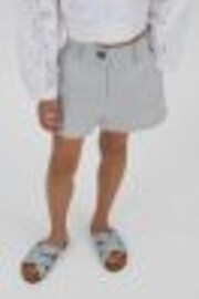 Reiss Blue Dani 9-13 yrs Linen Loose Fit Shorts - Image 1 of 1
