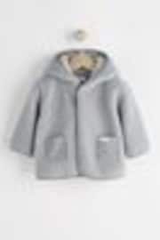 Grey Bear Cosy Borg Fleece Baby Jacket - Image 1 of 1