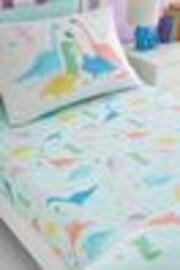 Catherine Lansfield Duck EggPink Dinosaur Friends Fitted Sheet - Image 1 of 1