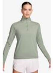 Nike Olive Green Dri-FIT Pacer Half Zip Running Top - Image 1 of 1