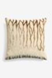 Champagne Gold Zebra Velvet Cushion - Image 1 of 1