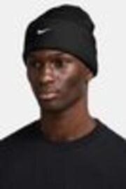 Nike Black Peak Swoosh Beanie - Image 1 of 1