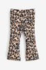 Animal Leopard Print Rib Flare Leggings (3mths-7yrs) - Image 1 of 1