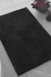 Catherine Lansfield Charcoal Bobble Bathmat - Image 1 of 1