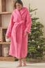 Buy Bright Pink Long Teddy Dressing Gown from the Next UK online shop