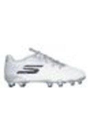 Skechers White White / Silver Younger Kids Firm Ground Football Boots - Image 1 of 1