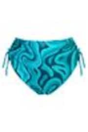 Pour Moi Blue Seychelles Adjustable High Waist Bikini Briefs - Image 1 of 1
