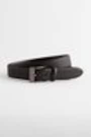 Black Geometric Signature Laser Engraved Belt - Image 1 of 1