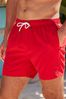 drawstring logo track shorts