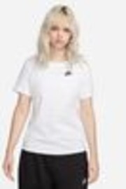 Nike White Sportswear Club Essentials T-Shirt - Image 1 of 1