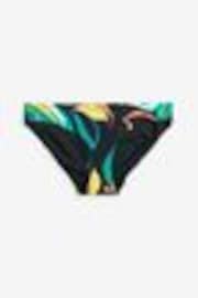 Black Tropical High Leg Bikini Bottoms - Image 1 of 1