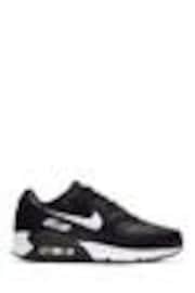 Nike Black/White Air Max 90 Youth Trainers - Image 1 of 1
