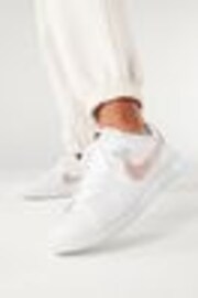 Nike White/Pink Court Legacy Trainers - Image 1 of 1