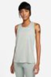 Nike Grey Dri-Fit Racerback Tank Vest Top - Image 1 of 1
