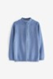 Blue Zip Through Knitted Cardigan (3-16yrs) - Image 1 of 1