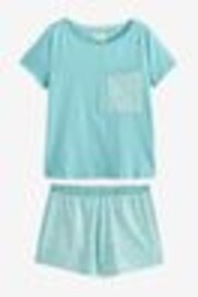 Green Spot Cotton Pyjamas Short Set - Image 1 of 1