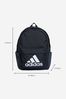 Thin Blue Line American Flag Backpack - Honeycomb Style, Black & Blue, 17.25x13.25x5.5 Inches